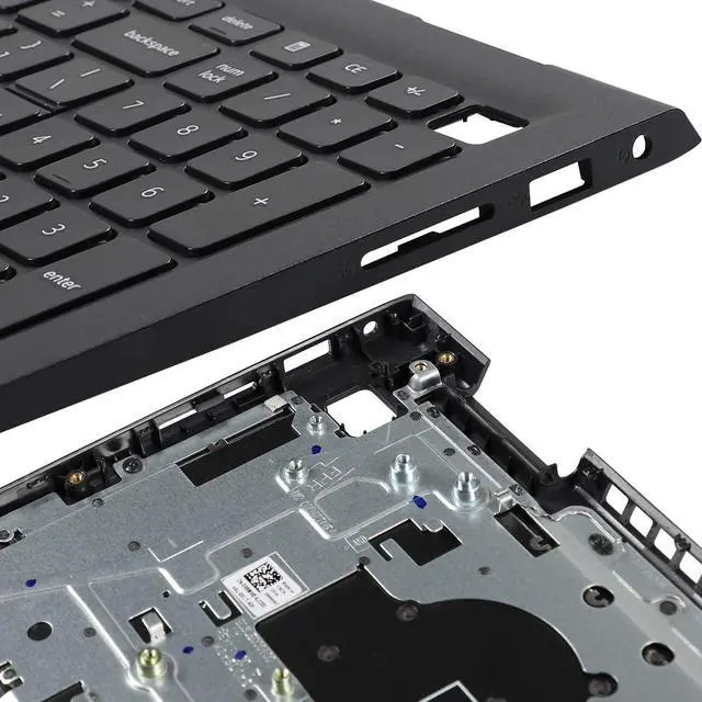 Alt view image 5 of 7 - 05MD22 Upper Case Palmrest with Non-Backlit Keyboard Replacement for Dell Inspiron 15 3511 3520 3525 3530 3510 3515, USB Type-C, 5MD22 for Black Top Cover Laptop