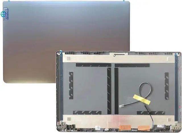 Alt view image 2 of 6 - 5CB1B60414 5H50S29002 5B30S18993 5CB1C17342 Replacement for Lenovo ideapad 3-15ITL6 3-15ADA6 3-15ALC6 3 15IAU7 3 15ABA7 Laptop LCD Back Cover with Hinges and Front Bezel Frame and Hinges Cover Sliver