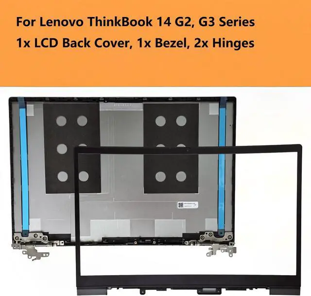 Alt view image 2 of 6 - Replacement LCD Back Cover Kit for Lenovo ThinkBook 14 G2, G3 Series