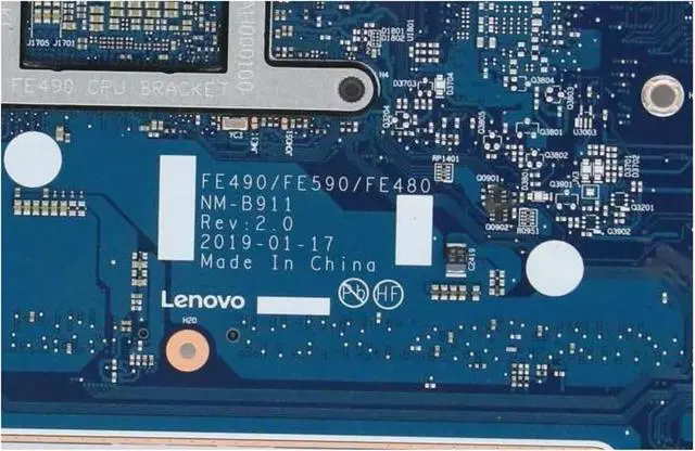 Alt view image 6 of 6 - FE490 FE480 FE590 NM-B911 Mainboard Compatible for Lenovo ThinkPad E490 E590 Laptop Motherboard I3-8145U with I3 I5 I7 CPU(E590 i5-8265U)