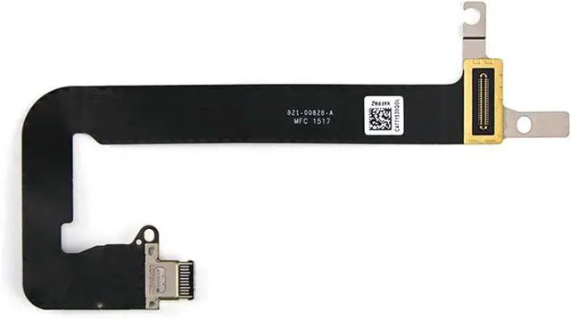 Alt view image 3 of 7 - A1534 I/O USB-C Power Board DC Jack w/Flex Cable Replacement for MacBook (Retina,12-inch,2016-2017) 923-00997 821-00482-A 821-00482-05 821-00828-A (Not fit to 2015)