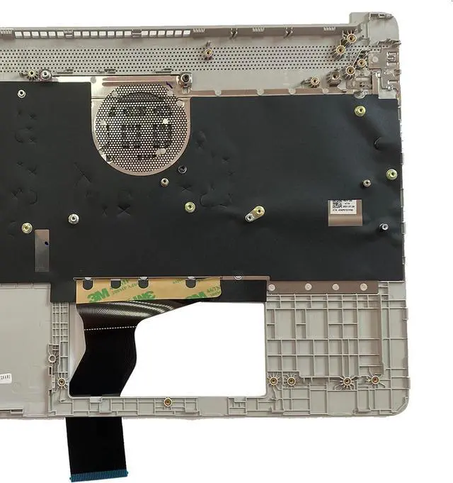 Alt view image 7 of 7 - M17184-001 L63578-001 Replacement Upper Case Palmrest for HP 15T-DY 15-DY 15-EF 15Z-EF 15s-eq 15s-fq 15s-er 15s-fr Series Laptop Top Cover Non-Backlit Keyboard Assembly(Natural Silver)