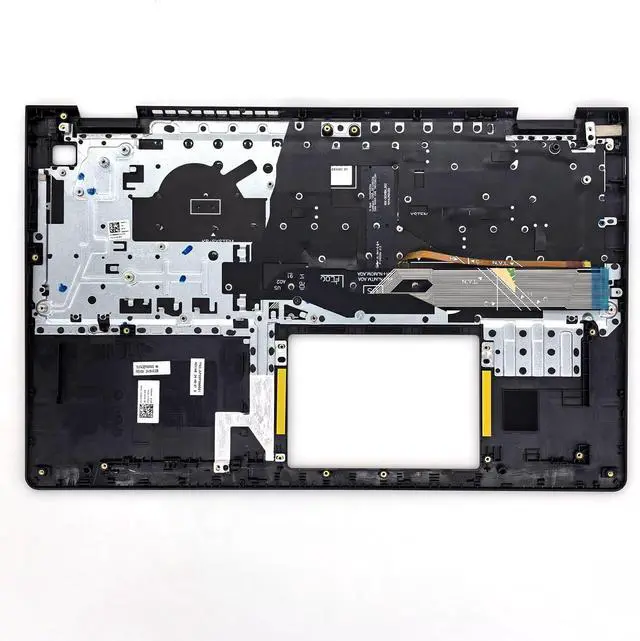 Alt view image 2 of 5 - Replacement Upper Case Palmrest for Dell Inspiron 15 3510 3511 3515 3520 3525 Series Laptop with US Layout Backlit Keyboard Assembly Top Cover 5MD22 05MD22