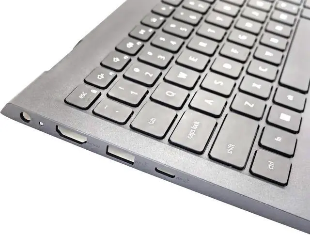 Alt view image 4 of 5 - Replacement Upper Case Palmrest for Dell Inspiron 15 3510 3511 3515 3520 3525 Series Laptop with US Layout Backlit Keyboard Assembly Top Cover 5MD22 05MD22