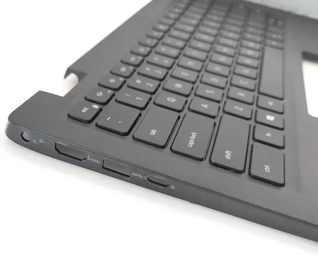Alt view image 4 of 5 - Replacement Upper Case Palmrest for DELL Latitude 3420 E3420 Series Laptop Non-Backlit Keyboard Assembly Top Cover 4PX9K 04PX9K Black (Without Backlit)