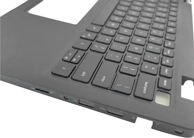 Alt view image 5 of 5 - Replacement Upper Case Palmrest for DELL Latitude 3420 E3420 Series Laptop Non-Backlit Keyboard Assembly Top Cover 4PX9K 04PX9K Black (Without Backlit)