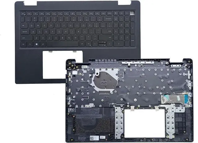 Main image of DJP76 0DJP76 Replacement for DELL Latitude 3520 E3520 Laptop Upper case Palmrest Assembly Part with Backlit US Keyboard Black