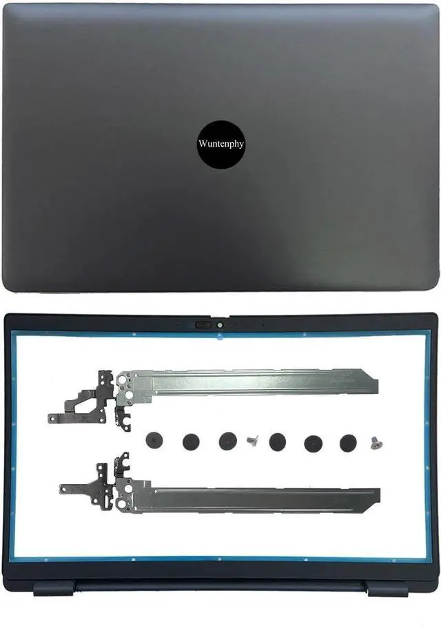 Main image of New Replacement Laptop LCD Back Cover Rear Top Case Lid with Hinges and Front Bezel Frame Screws Kit for Dell Latitude 3540 E3540 03JW02 0J4FMC 3JW02 J4FMC Black