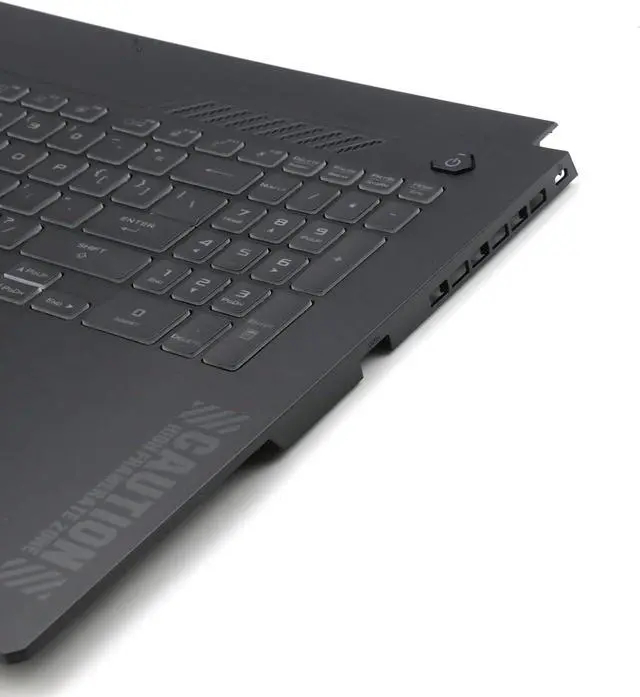 Alt view image 4 of 7 - BestParts Palmrest Upper Case with RGB Backlit Keyboard Replacement for ASUS TUF Gaming F17 FX707 / A17 FA707 Series Laptop, US Layout, Black