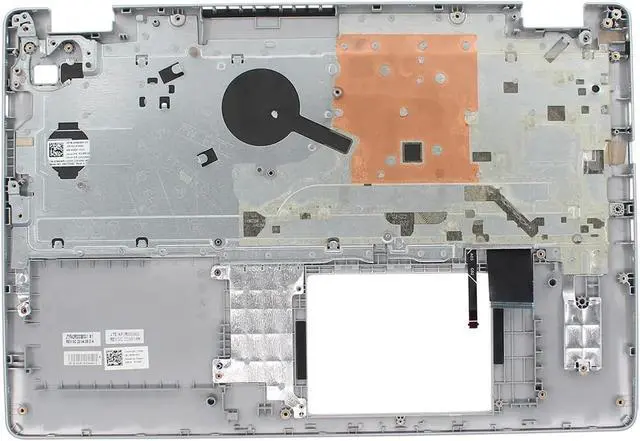 Alt view image 2 of 7 - New Replacement for Dell Inspiron 5593 5594 Vostro 3593 3501 Laptop Palmrest Upper Case Backlit Keyboard NO-Type-C Assembly Part V5JHC 0V5JHC Silver Gray