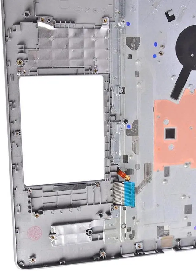 Alt view image 5 of 7 - New Replacement for Dell Inspiron 5593 5594 Vostro 3593 3501 Laptop Palmrest Upper Case Backlit Keyboard NO-Type-C Assembly Part V5JHC 0V5JHC Silver Gray