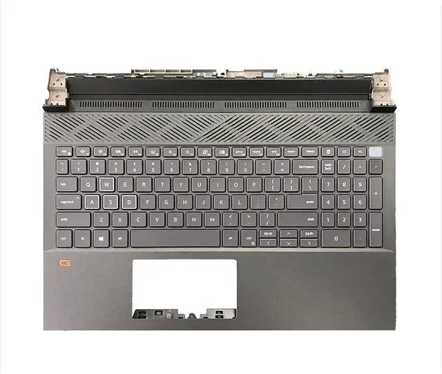 Main image of Replacement Laptop Palmrest for Dell G15 5510 5511 5515 Upper Case Cover with Colorful Backlit Keyboard 04R6Y3 4R6Y3 0NYJ0D NYJ0D (Black)