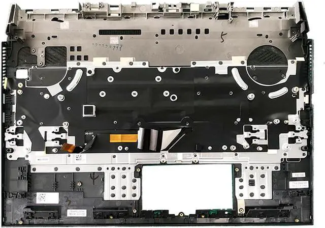 Alt view image 3 of 7 - Replacement Laptop Palmrest for Dell G15 5510 5511 5515 Upper Case Cover with Colorful Backlit Keyboard 04R6Y3 4R6Y3 0NYJ0D NYJ0D (Black)