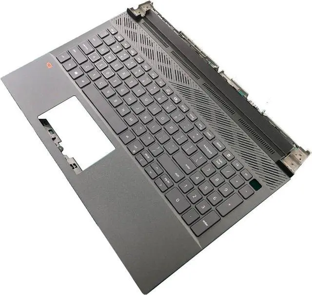 Alt view image 6 of 7 - Replacement Laptop Palmrest for Dell G15 5510 5511 5515 Upper Case Cover with Colorful Backlit Keyboard 04R6Y3 4R6Y3 0NYJ0D NYJ0D (Black)