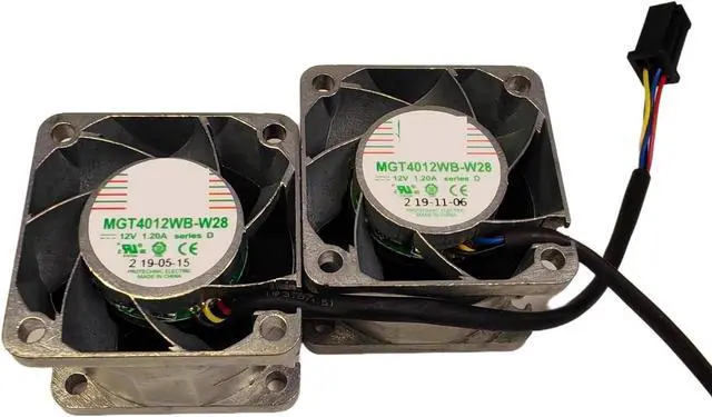 Main image of Laptop Parts MGT4012WB-W28 40x40x28mm 12V 1.2A Aluminum Frame PWM Dual Ball Bearing Cooling Fan 23000RPM 4-Wire