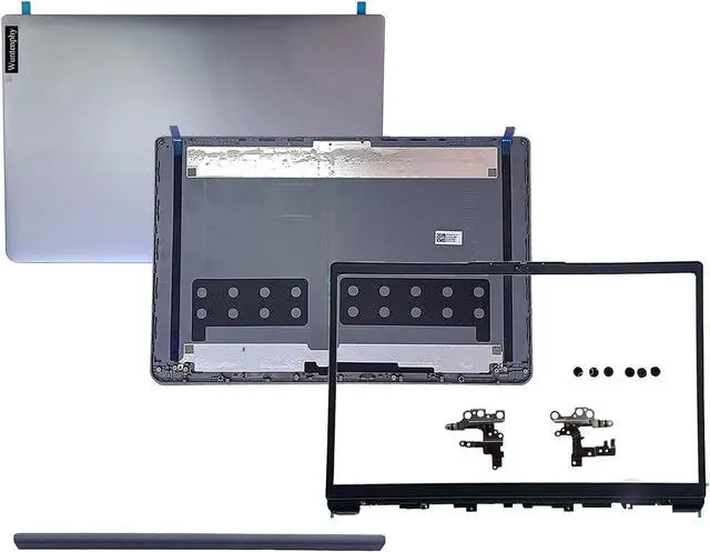 Main image of New Replacement LCD Back Cover Front Bezel Hinges Hinge Caps with 6 Screws for Lenovo IdeaPad 1 15ABA7 15ADA7 15IGL7 15AMN7 5CB1F36621 AP3L6000100 5CB1M48453 5B30S19034 5CB1F36618 AP3L600160 Silver