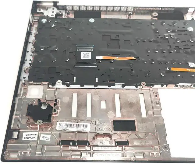 Alt view image 6 of 7 - Replacement Upper Case Palmrest for HP Elitebook 850 855 G7 850 G8 15.6'' Series Laptop US Layout Backlit Keyboard Assembly Top Cover M35816-001 Silver
