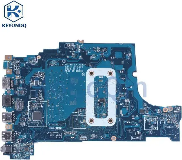 Alt view image 7 of 7 - LA-K034P LA-K032P Laptop Motherboard Compatible for Vostro Compatible for Inspiron 3500 3501 3400 Notebook Mainboard 07HC6F 0GGCMJ I3 I5 I7-11th CPU(LA-K032P i3-1115G4)
