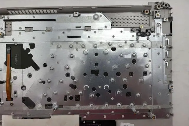 Alt view image 3 of 7 - Replacement Laptop Upper Case Palmrest Backlit ODD Keyboard Touchpad Assembly Part for HP HP 17 by 17 CA L92787-001 Silver