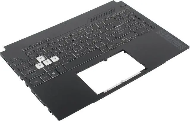 Alt view image 3 of 6 - ApplianPar Black Upper Case Palmrest Cover with Backlit Keyboard 90NR0951-R31 for Asus TUF Dash 15 FA507 FA507R FX517 FX517ZM