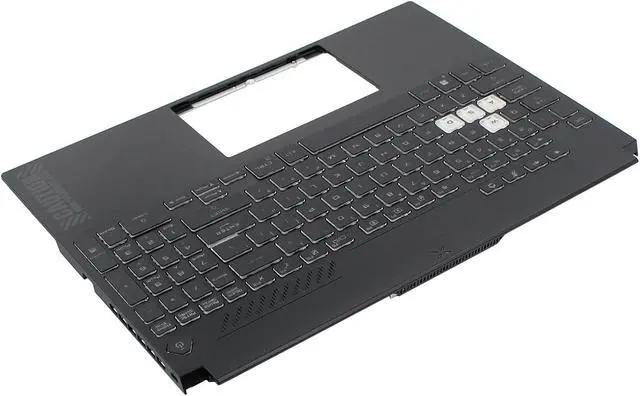 Alt view image 4 of 6 - ApplianPar Black Upper Case Palmrest Cover with Backlit Keyboard 90NR0951-R31 for Asus TUF Dash 15 FA507 FA507R FX517 FX517ZM