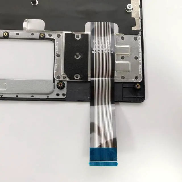 Alt view image 5 of 7 - Replacement Laptop Palmrest Upper Case Non-Backlit Keyboard Assembly Part for Asus Chromebook 11 CR1100CKA 90NX03V1-R31US0(Non-Touch)