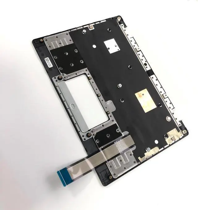 Alt view image 7 of 7 - Replacement Laptop Palmrest Upper Case Non-Backlit Keyboard Assembly Part for Asus Chromebook 11 CR1100CKA 90NX03V1-R31US0(Non-Touch)