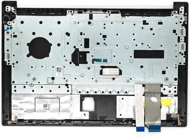 Alt view image 2 of 6 - Replacement Upper Case Palmrest for Lenovo ThinkPad E14 Gen 2 Gen 3 Series Laptop Non-Backlit Keyboard Assembly Top Cover US Layout 5M10W64653 Black