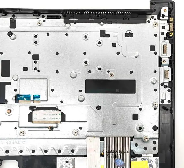 Alt view image 5 of 6 - Replacement Upper Case Palmrest for Lenovo ThinkPad E14 Gen 2 Gen 3 Series Laptop Non-Backlit Keyboard Assembly Top Cover US Layout 5M10W64653 Black