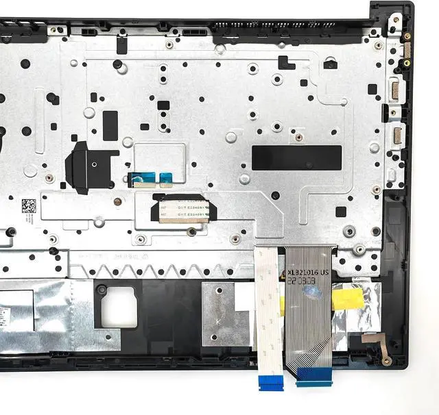 Alt view image 6 of 6 - Replacement Upper Case Palmrest for Lenovo ThinkPad E14 Gen 2 Gen 3 Series Laptop Non-Backlit Keyboard Assembly Top Cover US Layout 5M10W64653 Black