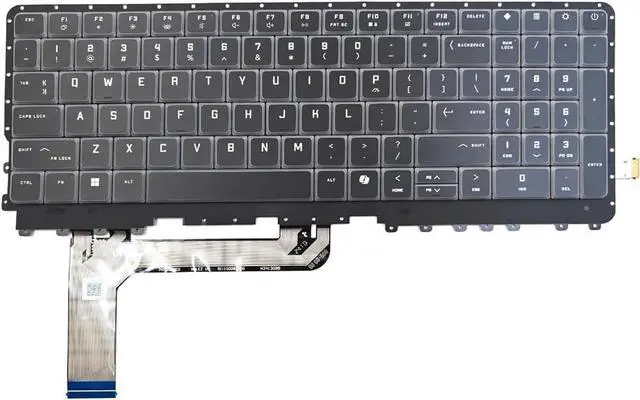 Alt view image 3 of 3 - Replacement Backlit Keyboard for HP Omen MAX 16-AH Series Laptop