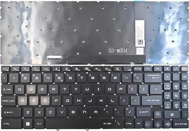 Main image of Replacement Per-Key Backlit Keyboard for MSI Raider GE78 HX GE78HX Laptop