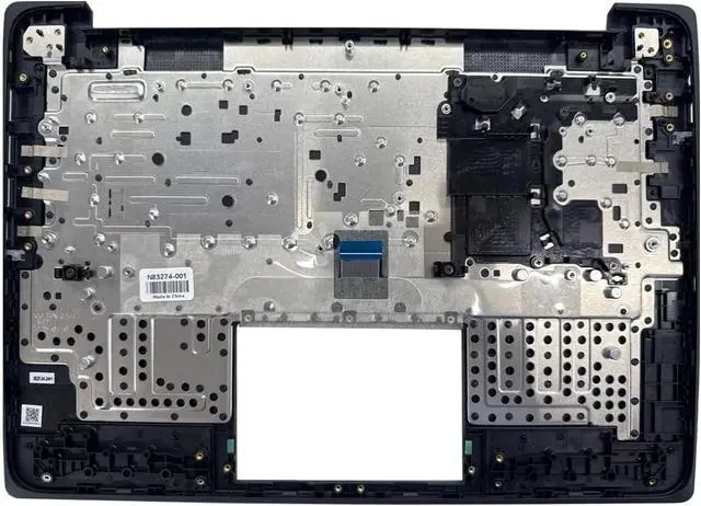 Alt view image 2 of 7 - New Replacement for HP Fortis G11 14 Chromebook Series Laptop Palmrest Upper Case Keyboard Touchpad/Non-Touchpad Assembly Part N83274-001 N83273-001 Black (KB/Non-Touchpad)