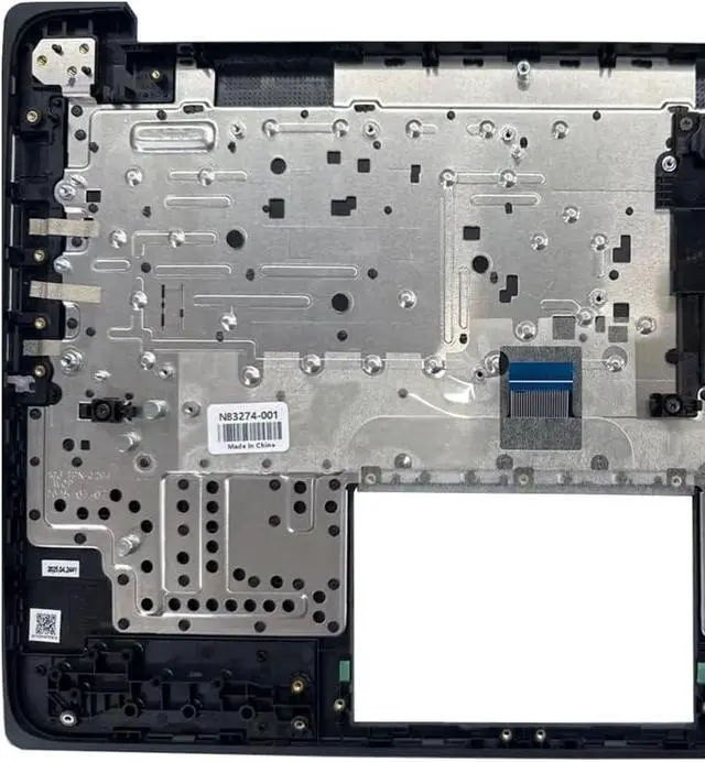 Alt view image 7 of 7 - New Replacement for HP Fortis G11 14 Chromebook Series Laptop Palmrest Upper Case Keyboard Touchpad/Non-Touchpad Assembly Part N83274-001 N83273-001 Black (KB/Non-Touchpad)