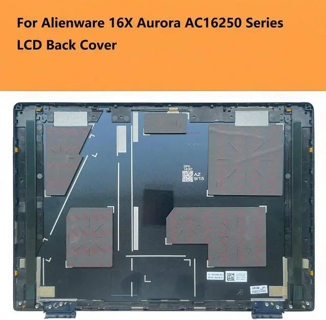 Alt view image 2 of 5 - 4PXPX, 04PXPX Replacement LCD Back Cover for Alienware 16X Aurora AC16250 Series Laptop, Blue Metal Top Lid