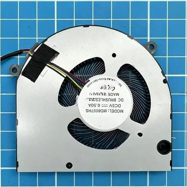 Alt view image 3 of 4 - MD8007HS DC 5V 0.5A R L Compatible for Mechanical Compatible for Revolution Unbound 16 16pro HDS-7BB6U CPU GPU Fan(R Fan)