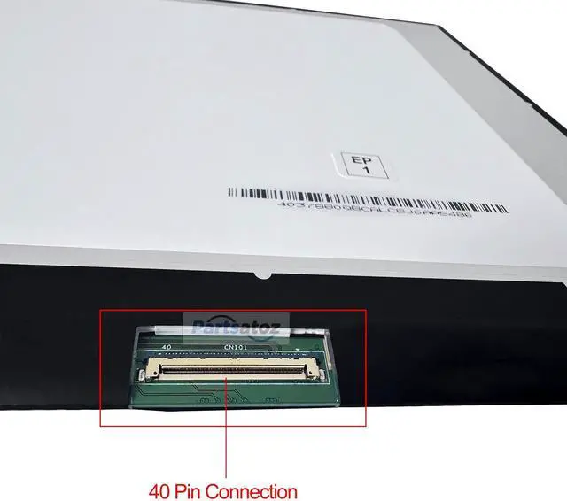 Alt view image 5 of 7 - NT140WHM-T00 NT140WHM-T02 14" HD 40Pin On-Cell Touch LCD Screen Digitizer LED Display Replacement for HP Chromebook 14 G6 G7 14-DQ M47193-001 B140XTK02.0 B140XTK02.1 B140XTK02.3 (HD Touch)