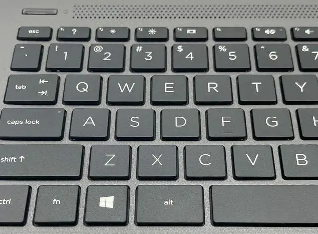 Alt view image 4 of 7 - Replacement Upper Case Keyboard Palmrest Touchpad Top Cover for HP 240 245 246 G8 14-DK Laptop Assembly M23367-001 6070B1751305 Gray