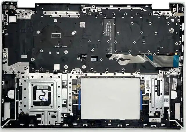 Alt view image 2 of 6 - New for Inspiron 16 5640 5645 Laptop Palmrest Upper Case Keyboard Cover C Lid 0PYMJC PYMJC 081CYX 81CYX 03Y1CF 3Y1CF (Silver 0PYMJC PYMJC)