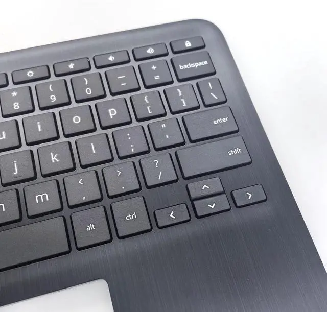 Alt view image 4 of 7 - New Replacement for HP Fortis X360 11 G3 J Chromebook Series Laptop Palmrest Upper Case Keyboard with WFC/Non-WFC Versions Assembly Part N38880-001 N38882-001 Black (KB-Non-WFC)