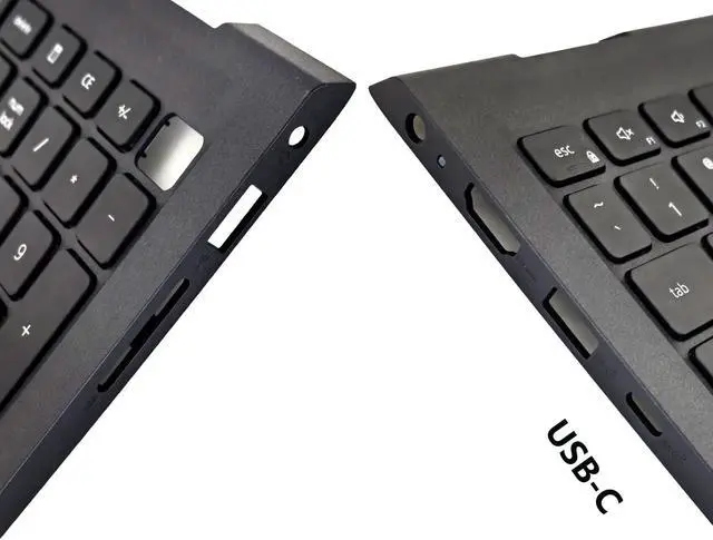 Alt view image 3 of 6 - 9H34G 09H34G Replacement Upper Case Palmrest with Backlit Keyboard for Dell Inspiron 15 3520, 3525, 3530 Series UMA Laptop, USB-C, Black