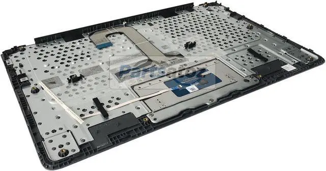 Alt view image 3 of 6 - Black Palmrest Upper Case Top Cover with Keyboard Touchpad Assembly Replacement for HP Chromebook 14 14A G5 14-CA 14-DB TPN-Q204 L14354-001 L14355-001 L14356-001 L46581-001 L46013-001