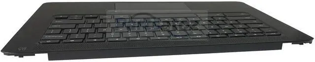 Alt view image 6 of 6 - Black Palmrest Upper Case Top Cover with Keyboard Touchpad Assembly Replacement for HP Chromebook 14 14A G5 14-CA 14-DB TPN-Q204 L14354-001 L14355-001 L14356-001 L46581-001 L46013-001