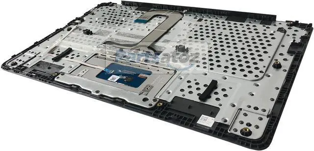 Alt view image 5 of 6 - Black Palmrest Upper Case Top Cover with Keyboard Touchpad Assembly Replacement for HP Chromebook 14 14A G5 14-CA 14-DB TPN-Q204 L14354-001 L14355-001 L14356-001 L46581-001 L46013-001