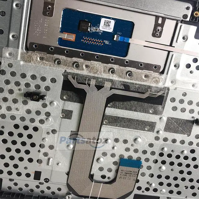 Alt view image 4 of 6 - Black Palmrest Upper Case Top Cover with Keyboard Touchpad Assembly Replacement for HP Chromebook 14 14A G5 14-CA 14-DB TPN-Q204 L14354-001 L14355-001 L14356-001 L46581-001 L46013-001