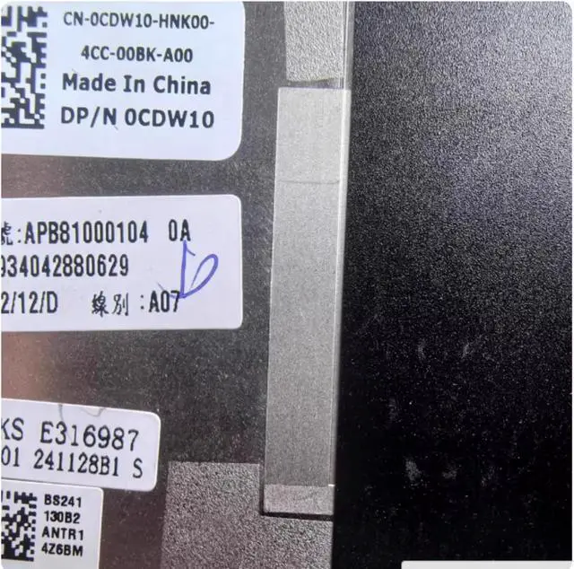 Alt view image 3 of 4 - New for Pro14 Plus PB14250 PB14255 Bottom D Cover Lower Case 0CDW10 CDW10