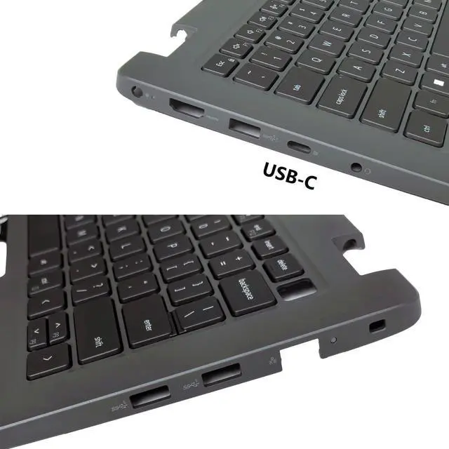 Alt view image 3 of 6 - 0R2DCD Replacement Upper Case Palmrest for Dell Latitude 14 3440