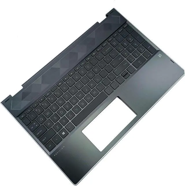 Alt view image 6 of 7 - l20848-001 4600EH0E000 Replacement for HP Pavilion X360 15T-CR000 15T-CR 15 CR 15-CR0051OD Laptop Upper Top Cover Case Palmrest Not-Backlit Keyboard Assembly Part Black