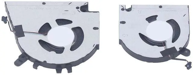 Alt view image 2 of 7 - Laptop Cooling Fan Replacement with 4 Pin Connector for Dell Vostro 15 7510 16 7610 Sturdy Aluminum Alloy and ABS Construction (CPU and GPU)