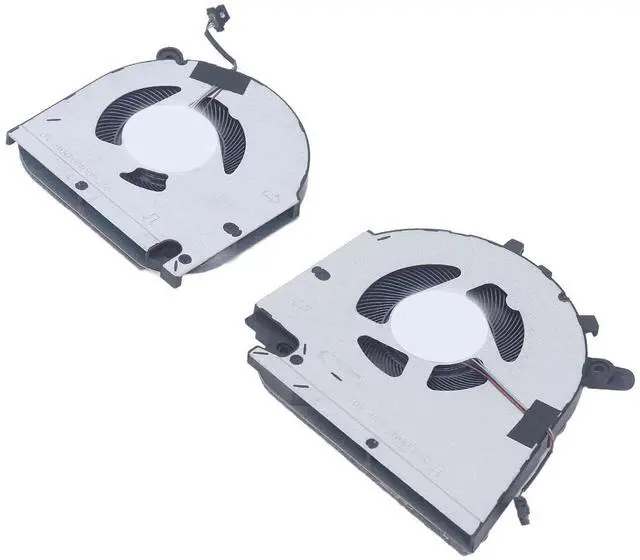Alt view image 4 of 7 - Laptop Cooling Fan Replacement with 4 Pin Connector for Dell Vostro 15 7510 16 7610 Sturdy Aluminum Alloy and ABS Construction (CPU and GPU)